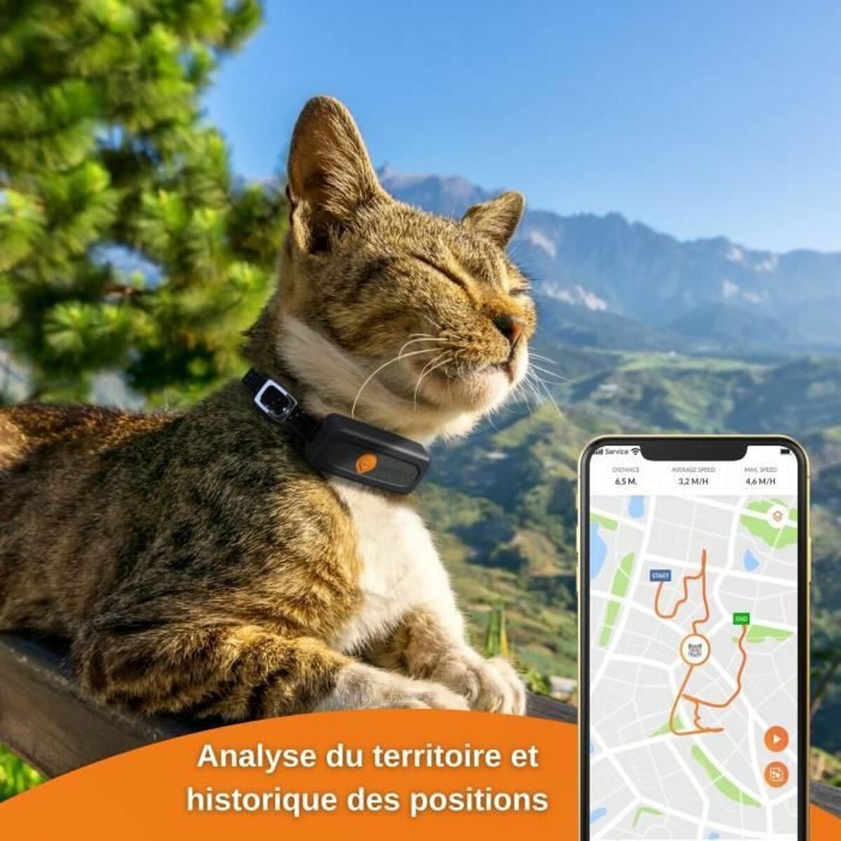 Elvesztés elleni Lokátor Weenect Weenect XS GPS Fekete